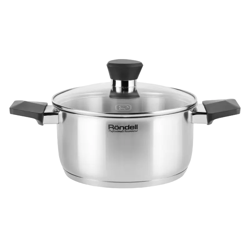 Набор кастрюль Rondell Strike Strike Серебристый