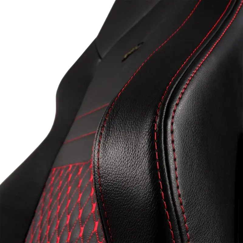 Игровое кресло Noblechairs Hero Натуральная кожа Черный | Красный