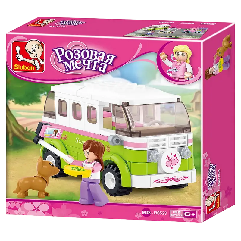 Конструктор Sluban Girls Dream - Touring Wagon Разноцветный