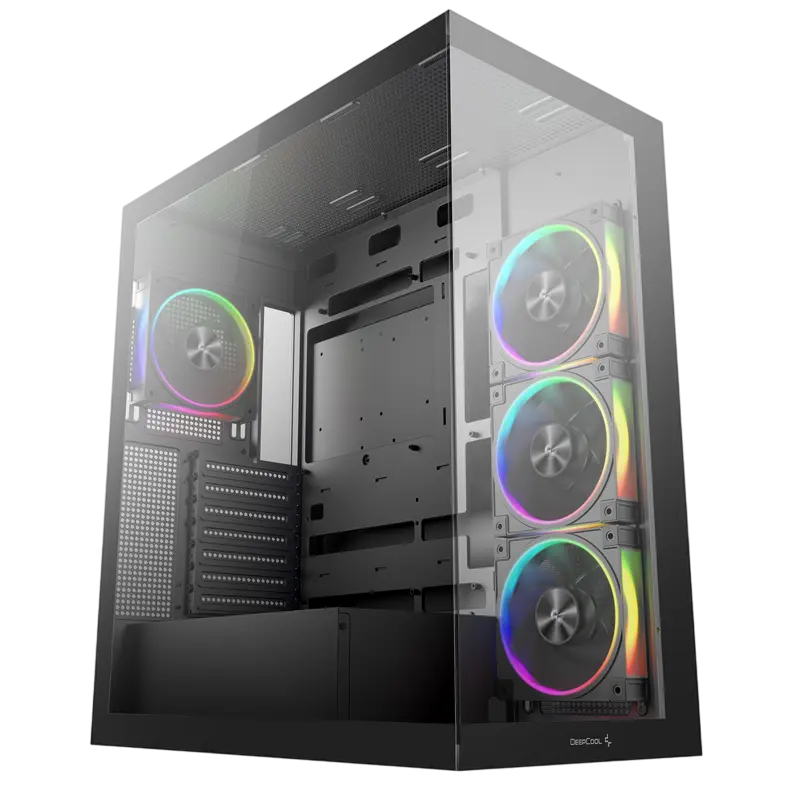 Carcasă PC Deepcool CG580 4F V2 Midi-Tower Negru