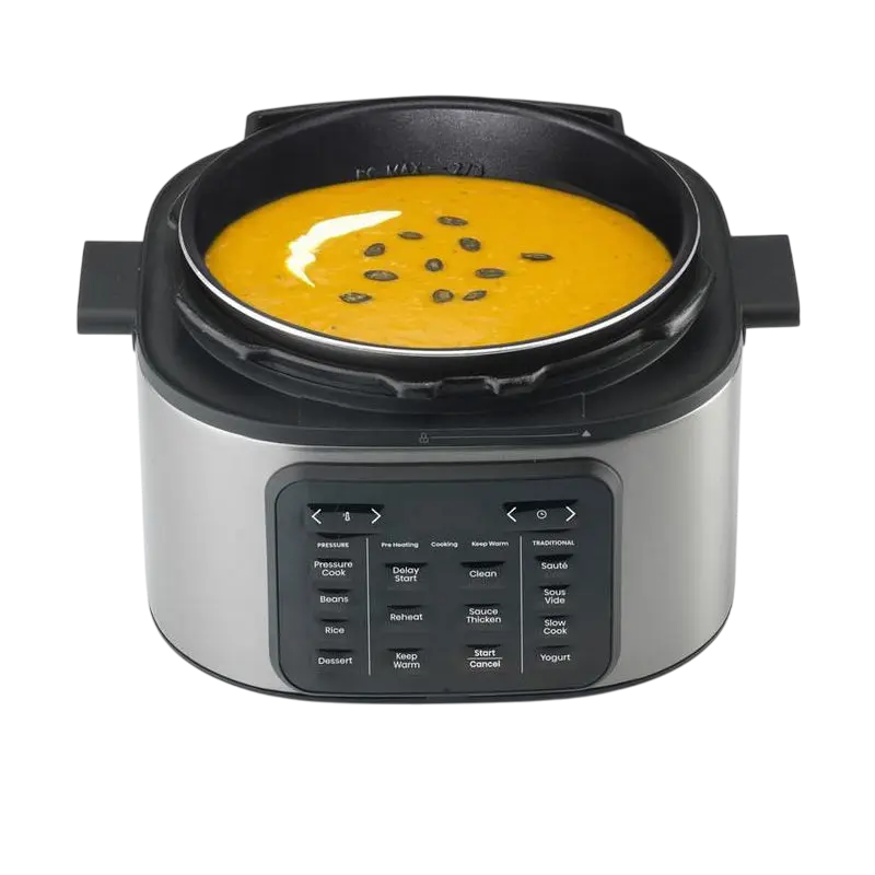 Мультиварка-скороварка Hisense HMC6SBK Чёрный | Нержавеющая сталь