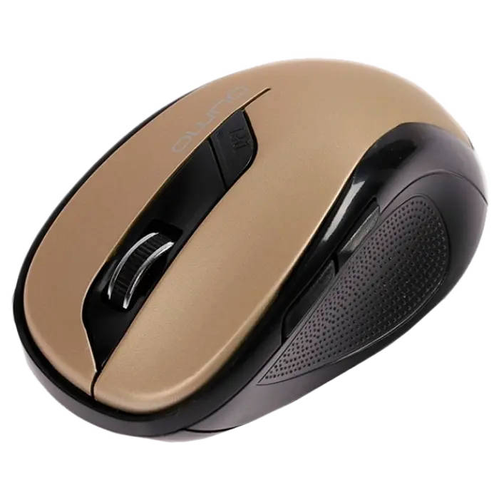 Беcпроводная мышь QUMO M64 Беспроводное Бронзовый