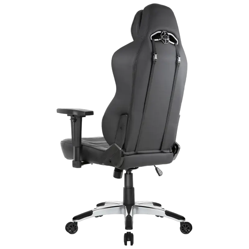 Scaun de birou AKRacing OFFICE Obsidian PU Piele Negru