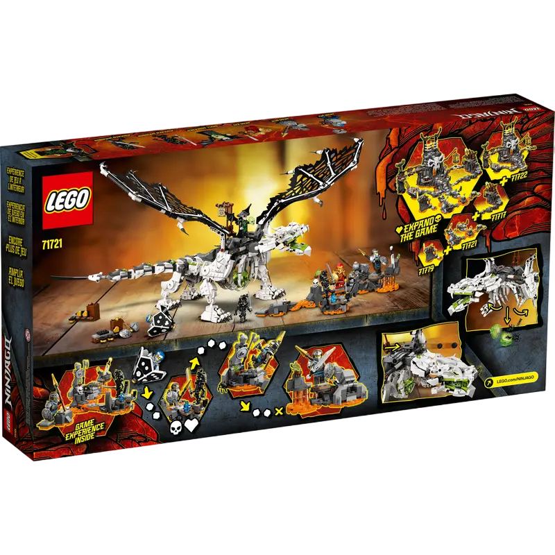 Конструктор LEGO Skull Sorcerer's Dragon Разноцветный