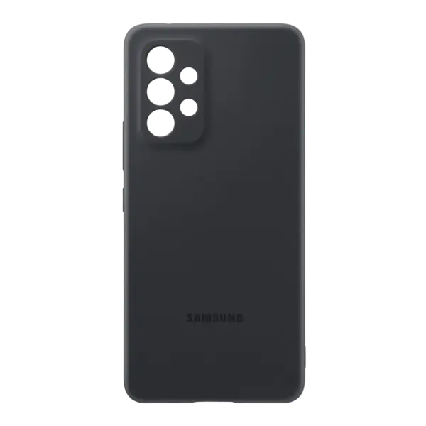 Чехол Samsung Galaxy A73 Silicone Case Силиконовый Чехол Чёрный