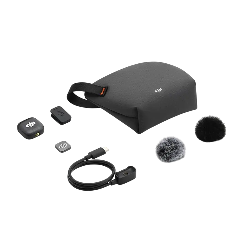 Портативный записывающий микрофон DJI Mic 3 Transmitter Беспроводной Черный