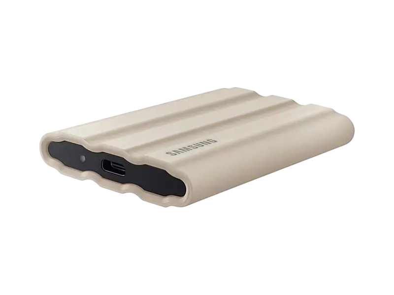 Внешний портативный SSD накопитель Samsung T7 Shield 1 ТБ Бежевый