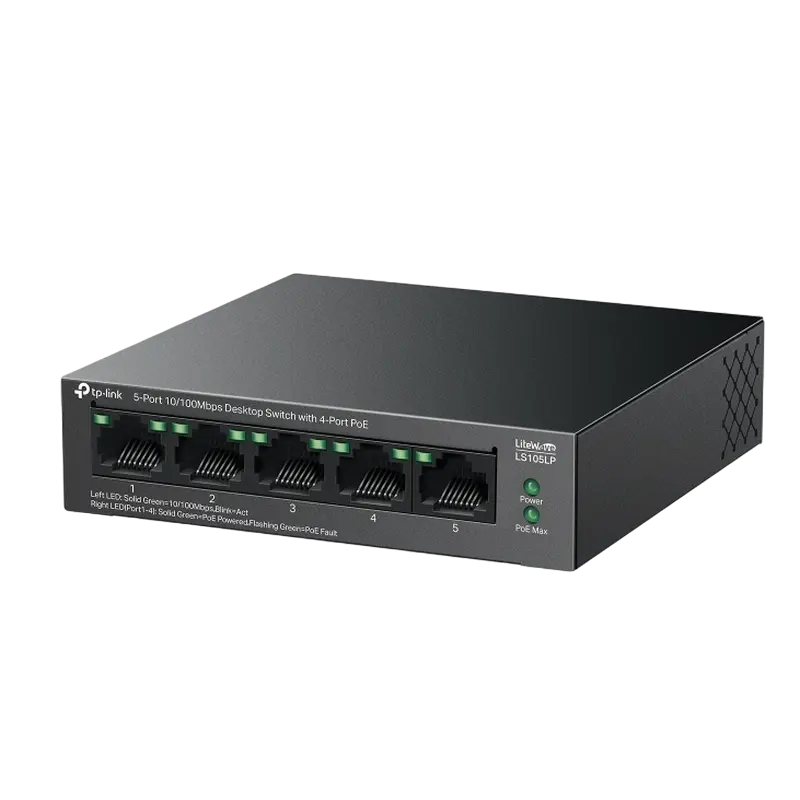 PoE коммутатор TP-LINK Desktop Switch Черный