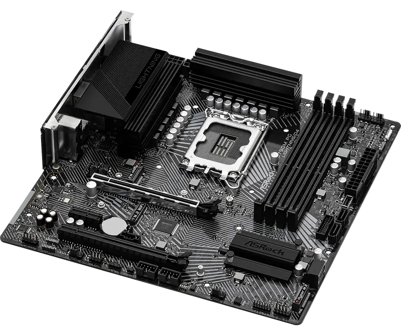 Материнская плата ASRock Z790M PG LIGHTNING/D4 LGA1700 Micro-ATX