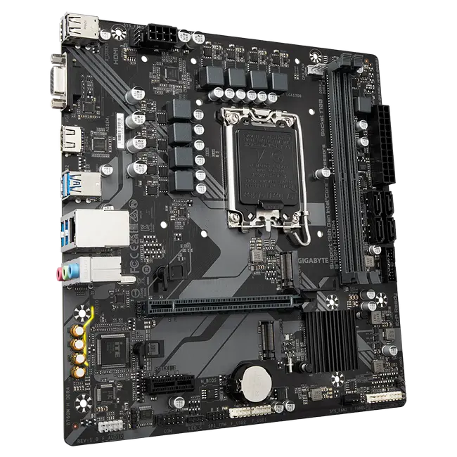 Материнская плата Gigabyte B760M H DDR4 LGA1700 Micro-ATX