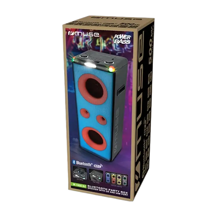 Портативная колонка MUSE M-1958 DJ Чёрный