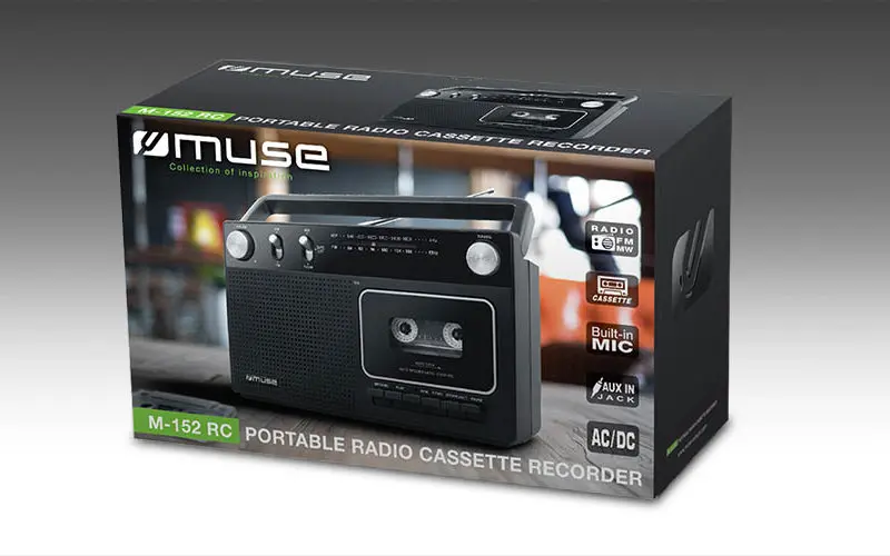 Radio portabil MUSE M-152 RC Negru