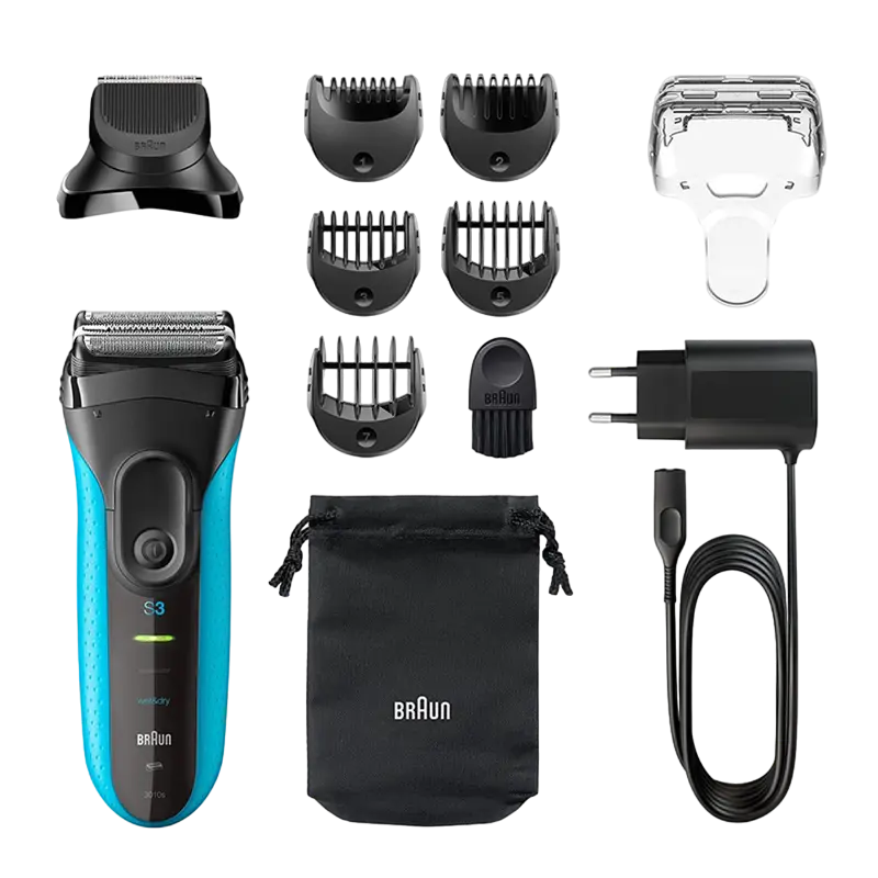 Электробритва мужская Braun Series 3 Shave&Style 3010bt Синий