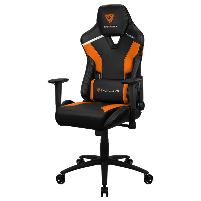 Scaun Gaming ThunderX3 TC3 PU Piele Negru/Portocaliu