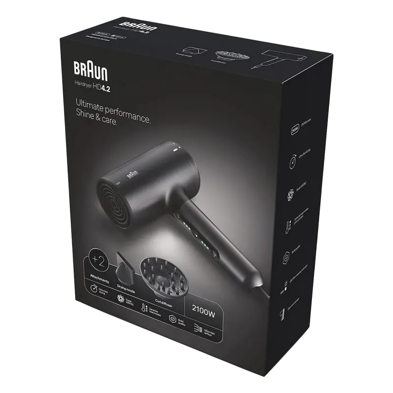 Фен Braun HD4.2 Чёрный