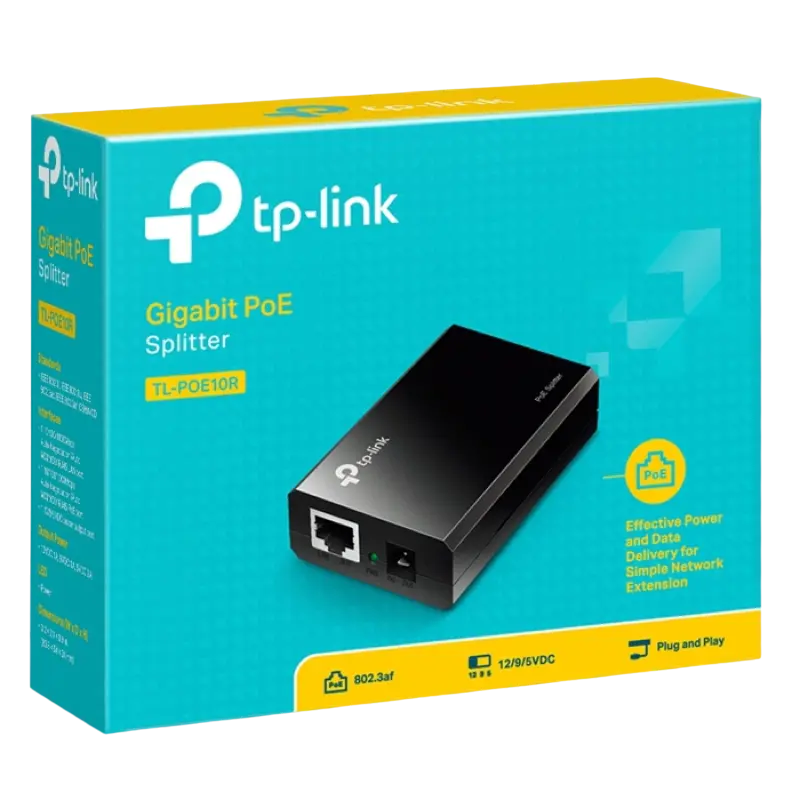 Сплиттер PoE TP-LINK Omada Splitter Черный