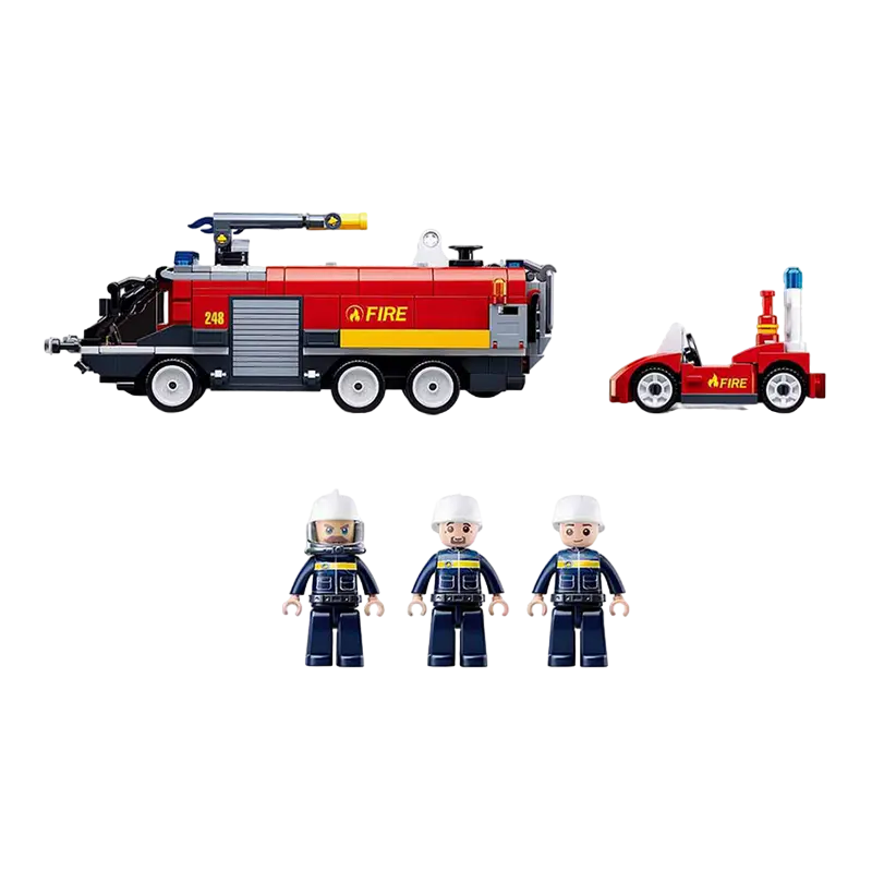 Конструктор Sluban Fire - Airport Firecar Разноцветный