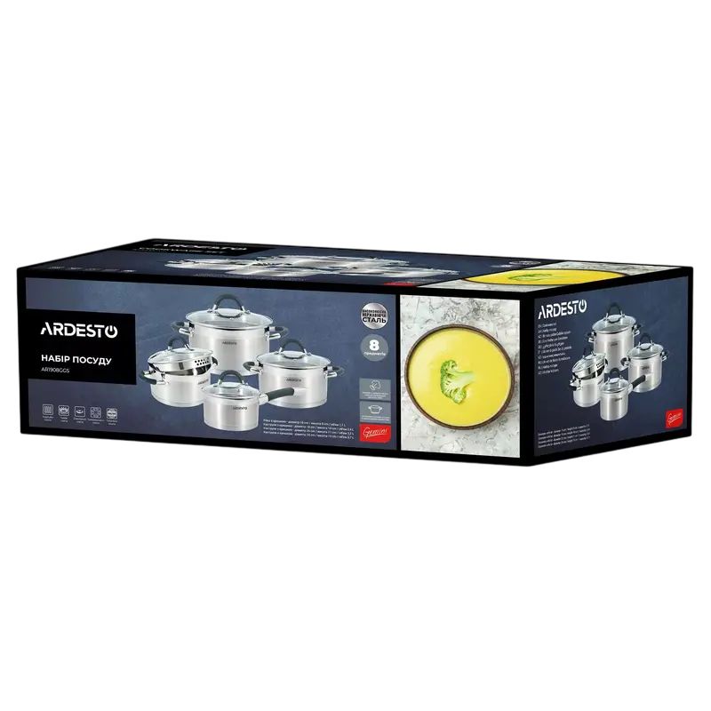 Набор посуды Ardesto Gemini Gemini Нержавеющая сталь