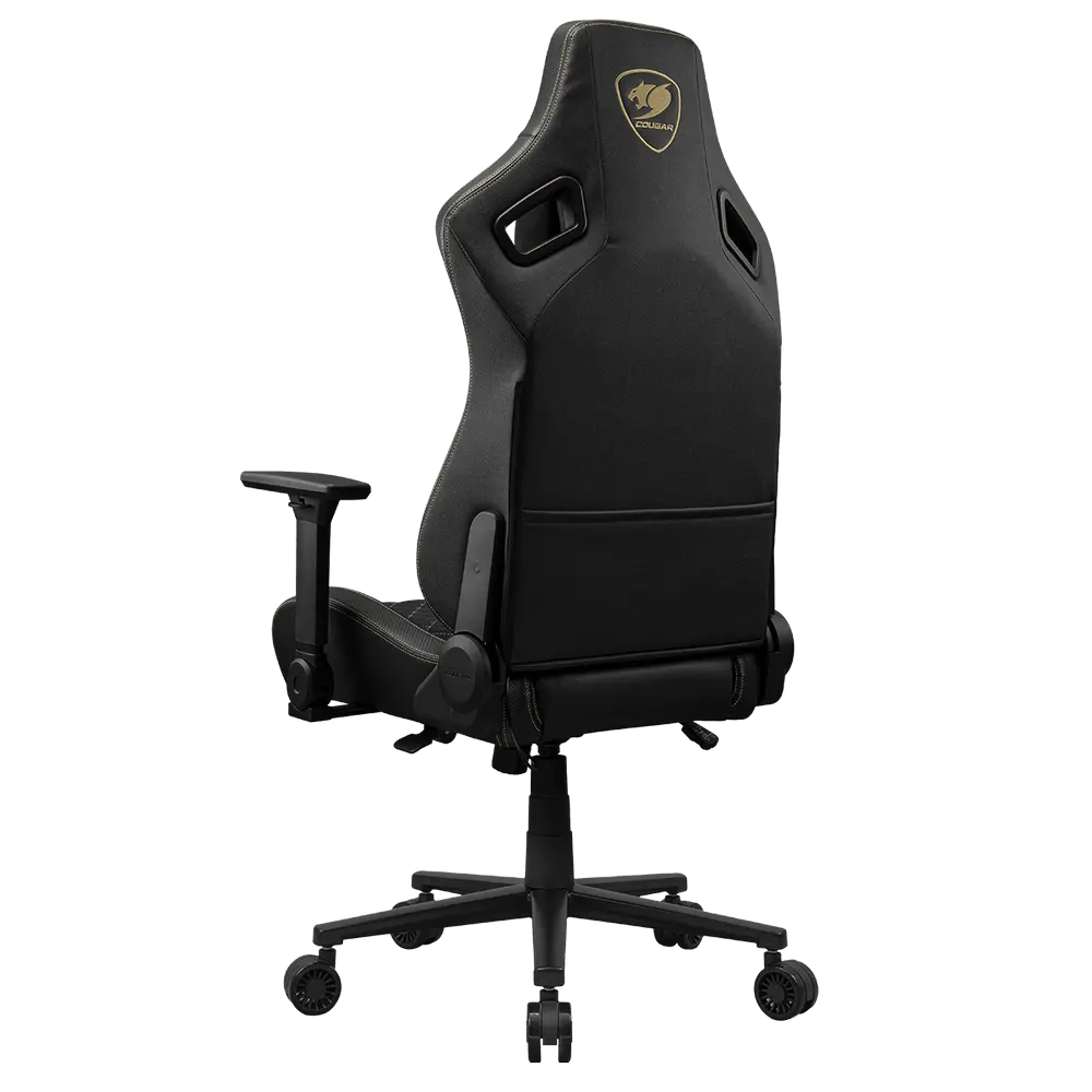 Scaun Gaming Cougar Defensor PU Piele,Țesătură Gold F