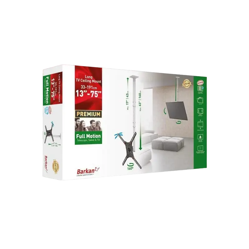 Кронштейн для телевизора BARKAN 4500L Черный