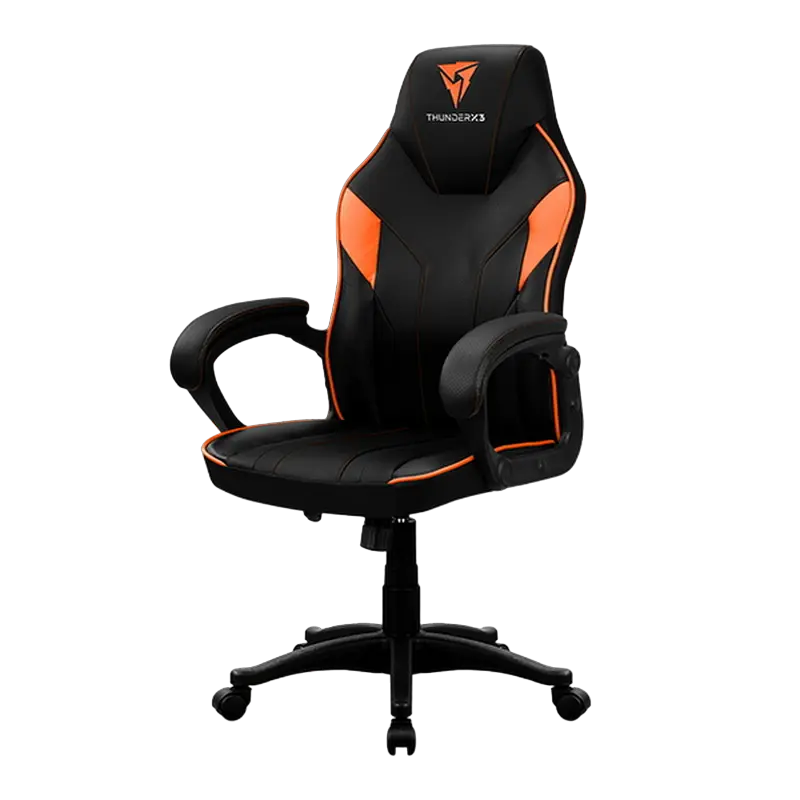 Игровое кресло ThunderX3 EC1 Искусственная кожа Черный/Оранжевый