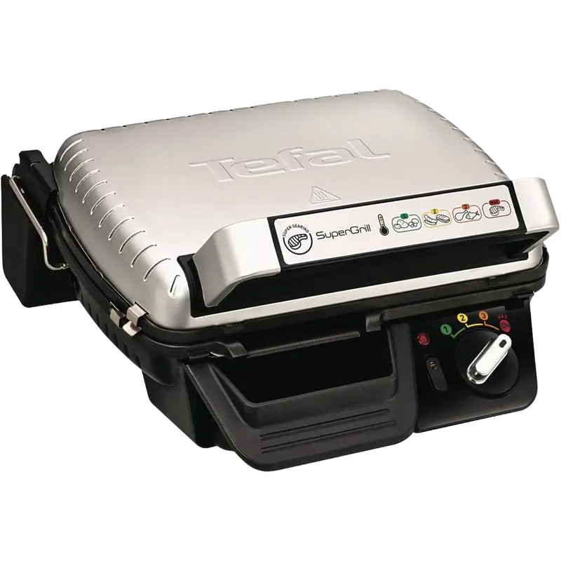 Электрический Гриль Tefal SuperGrill Серебристый