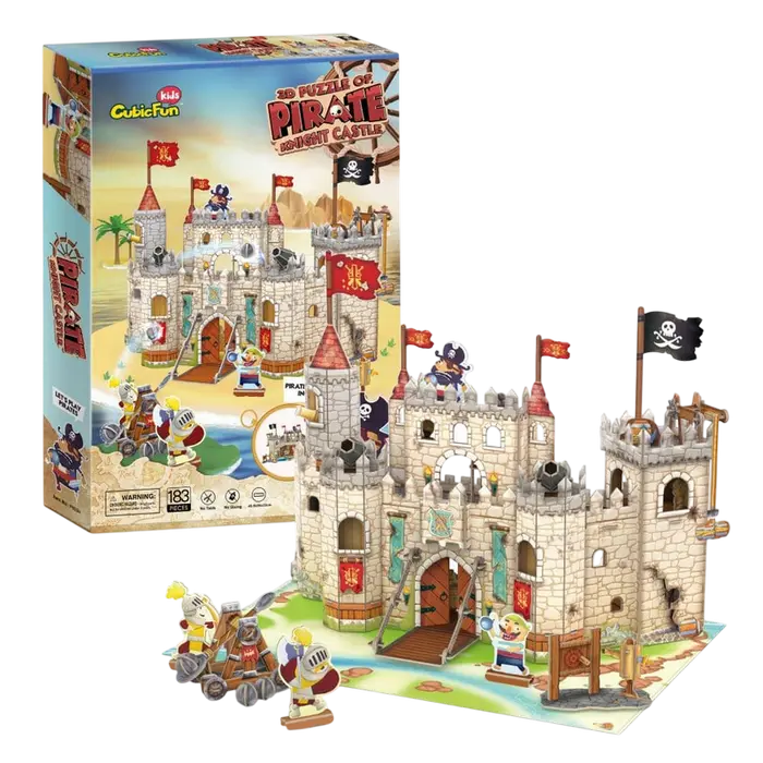 Puzzle 3D CubicFun Pirate Knight Castle Multicolor