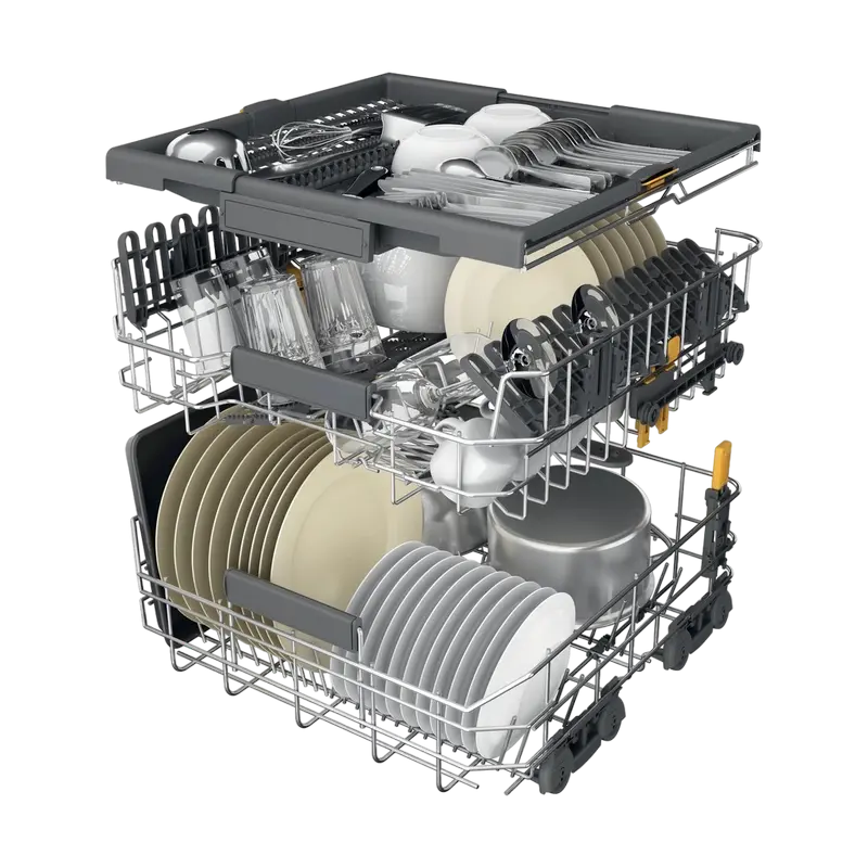 Посудомоечная машина Whirlpool W7F HP33 X Нержавеющая сталь