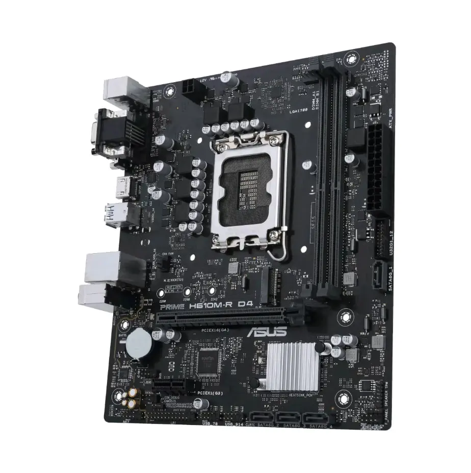 Материнская плата ASUS PRIME H610M-R D4-SI LGA1700 Micro-ATX