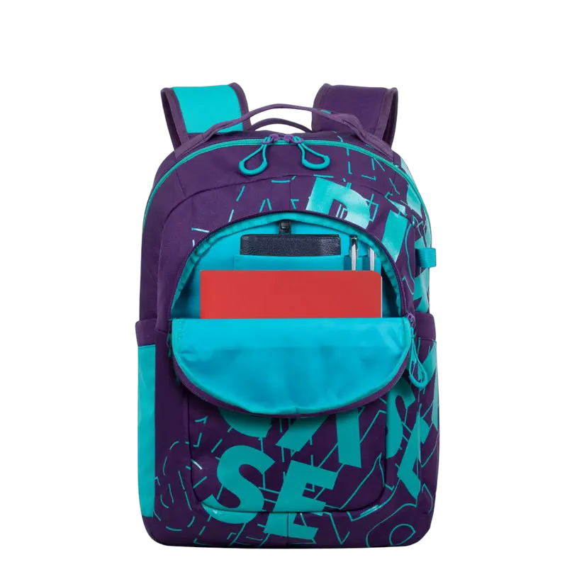 Повседневный рюкзак Rivacase Heide Фиолетовый/Аквамарин