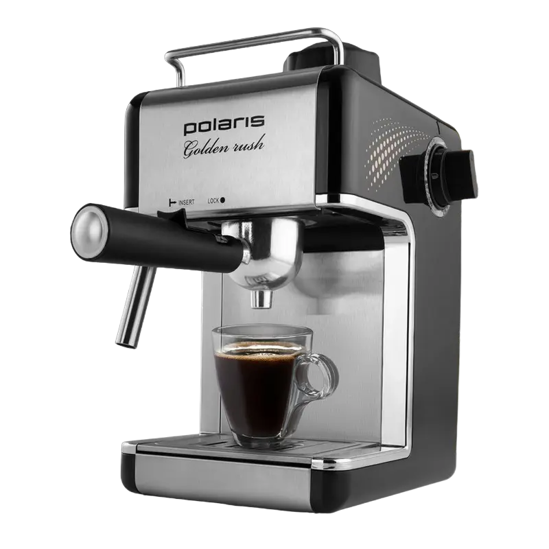 Кофеварка рожковая Polaris PCM 4006A Серебристый