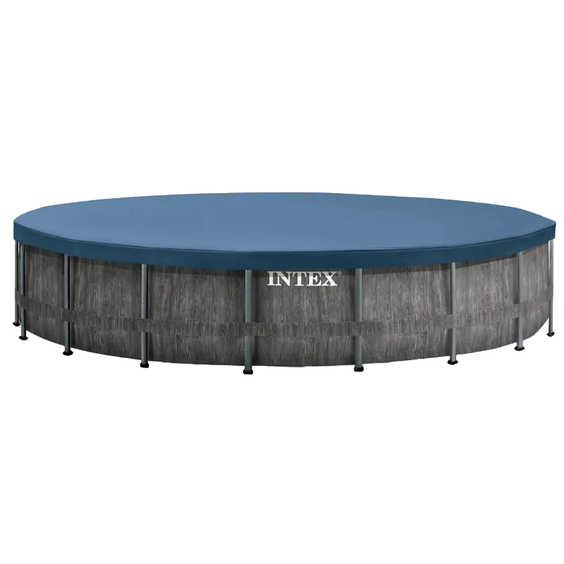 Каркасный бассейн Intex GreyWood Premium Серый