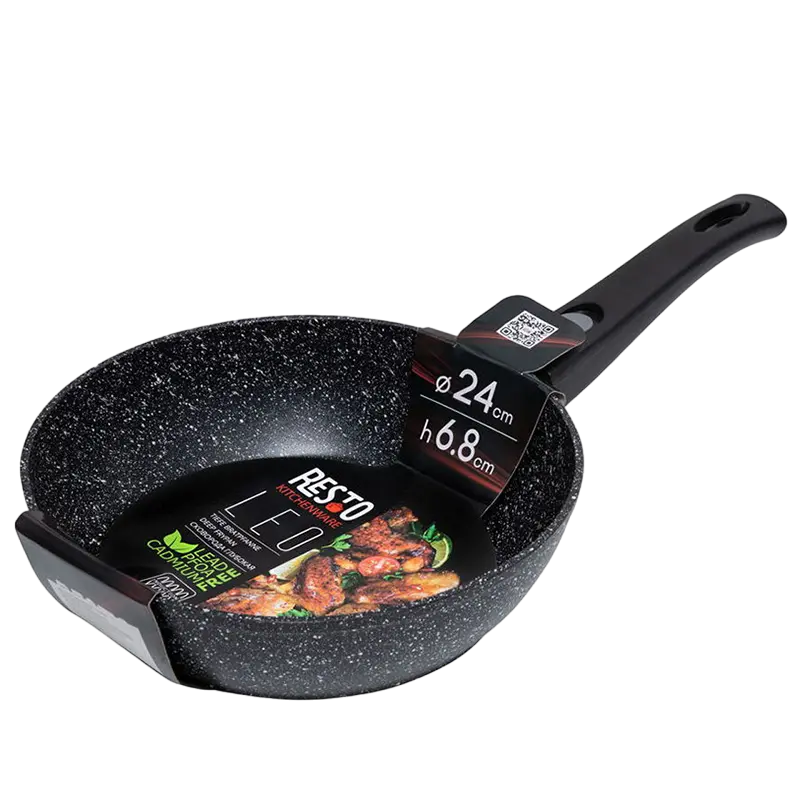 Сковорода глубокая RESTO Leo LEO Чёрный