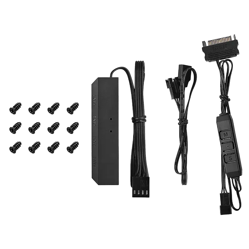 Вентилятор для ПК Deepcool RF 120-3 IN 1 120 мм Черный