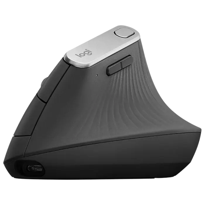 Беcпроводная мышь Logitech MX Vertical Беспроводное Чёрный