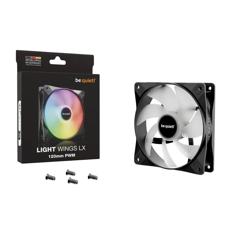 Вентилятор для ПК be quiet! Light Wings LX 120 мм Черный