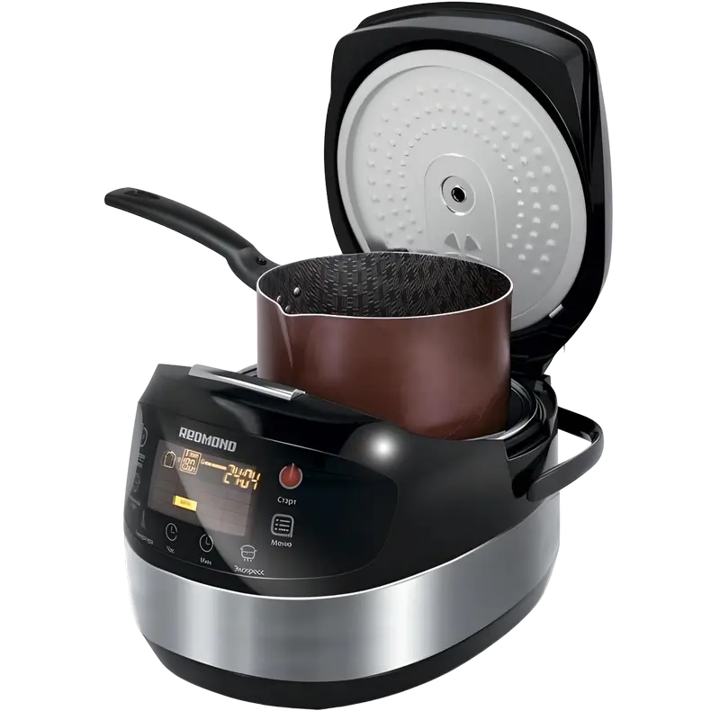 Мультиварка Redmond RMK-M911E Черный/ Нержавеющая Сталь