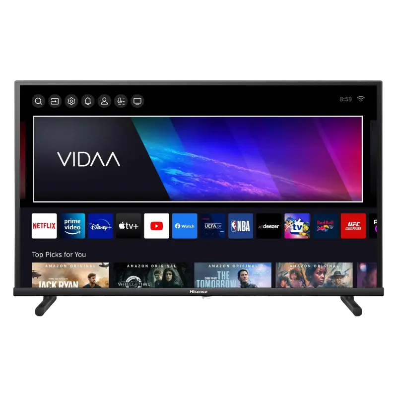 32" LED SMART Телевизор Hisense 32A5KQ Черный