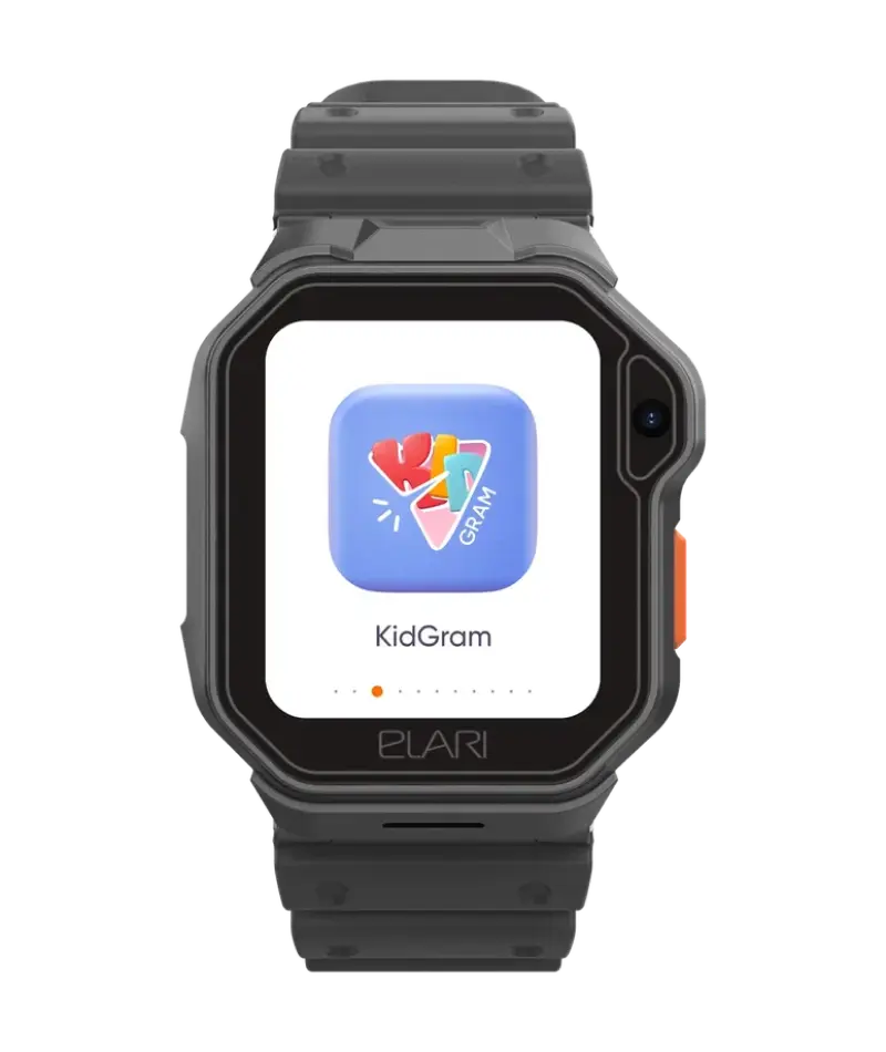 Ceas pentru copii Elari KidPhone Techno 4G Negru