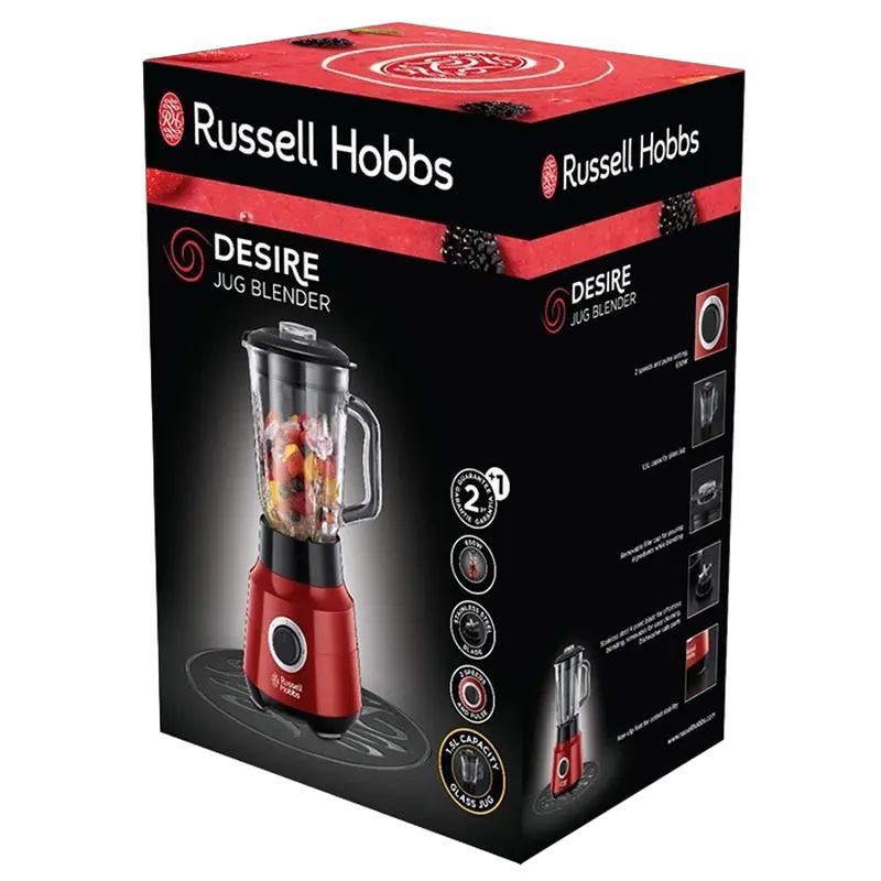 Стационарный блендер Russell Hobbs Desire 3-in-1 24720-56 Красный