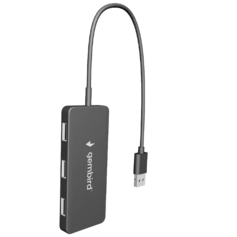 USB-концентратор Gembird UHB-U2P4-04 Черный