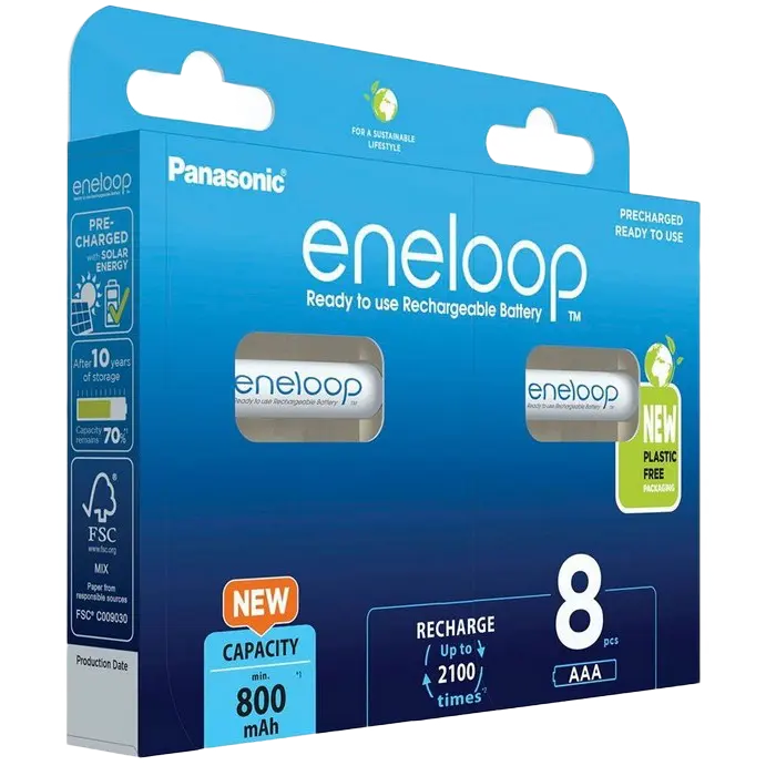 Батарейки Panasonic Eneloop BK-4MCDE AAA