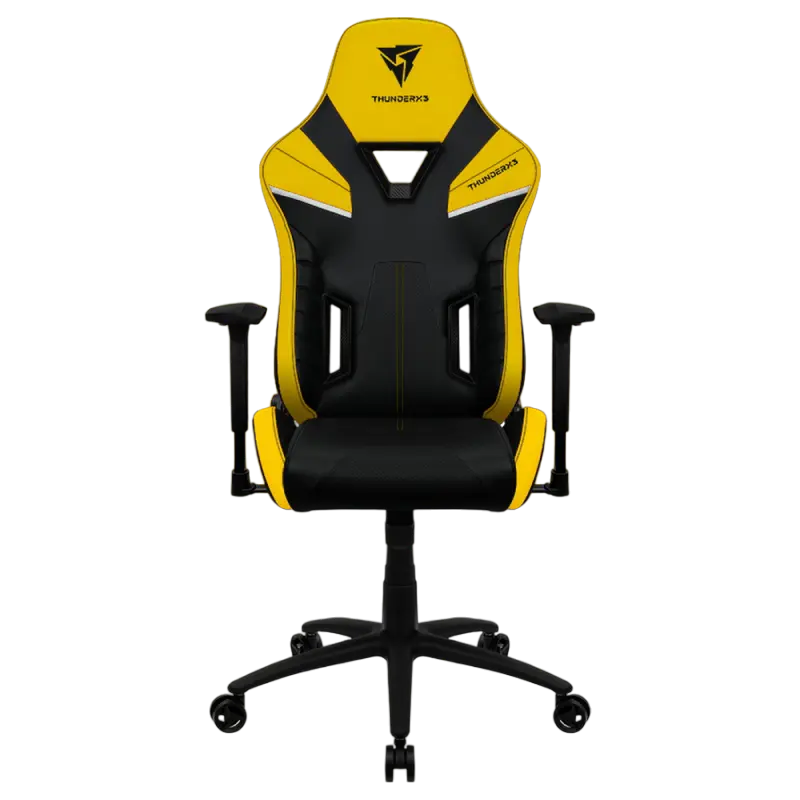 Игровое кресло ThunderX3 TC5 Искусственная кожа Чёрный/Жёлтый