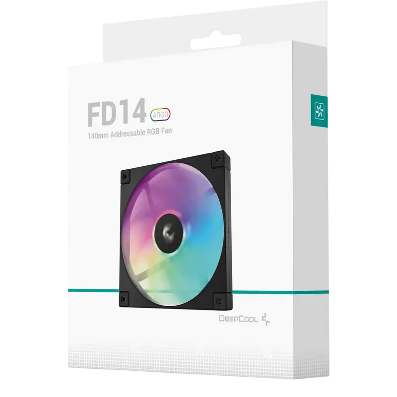Вентилятор для ПК Deepcool FD14 ARGB 140 мм Черный