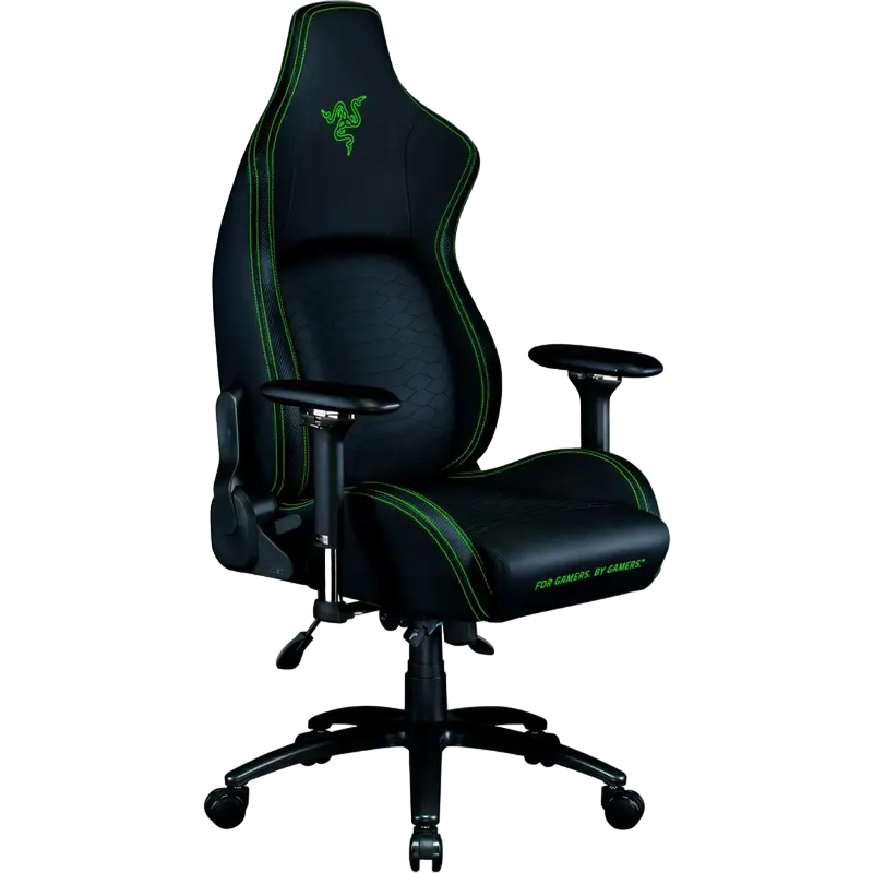 Scaun Gaming Razer Iskur PVC Piele Negru/Verde