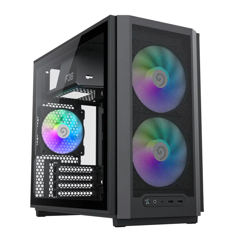 Carcasă PC Gamemax F36 BK Mini-Tower Negru