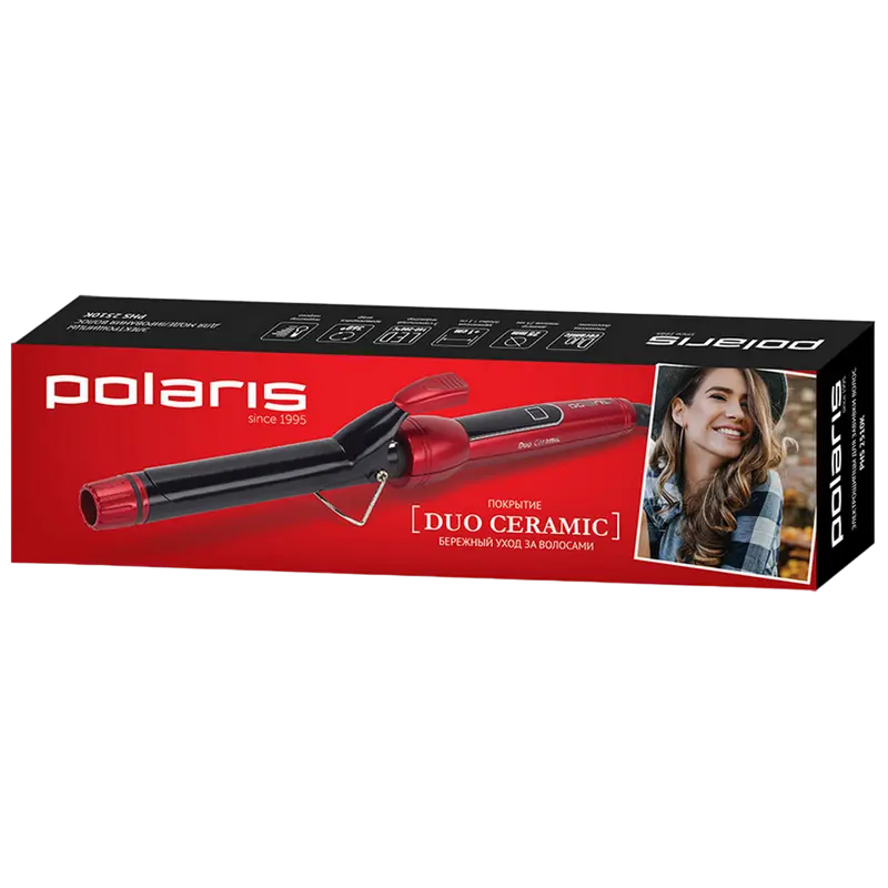 Плойка Polaris PHS 2510K Черный | Красный