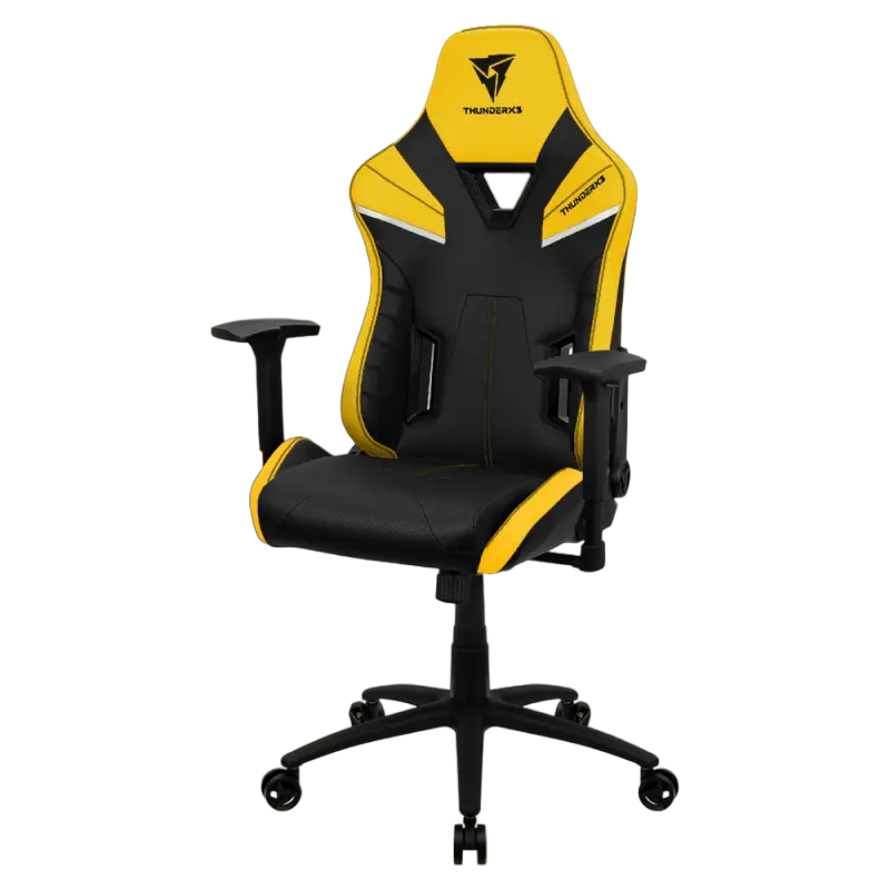Игровое кресло ThunderX3 TC5 Искусственная кожа Чёрный/Жёлтый