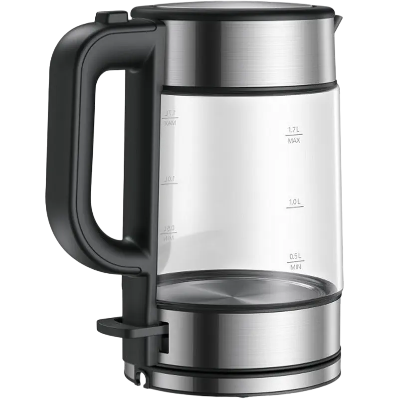 Электрочайник Xiaomi Electric Glass Чёрный/Нержавеющая сталь