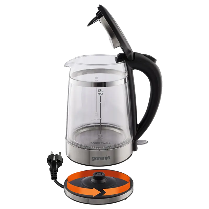 Электрочайник Gorenje K17GDW Чёрный